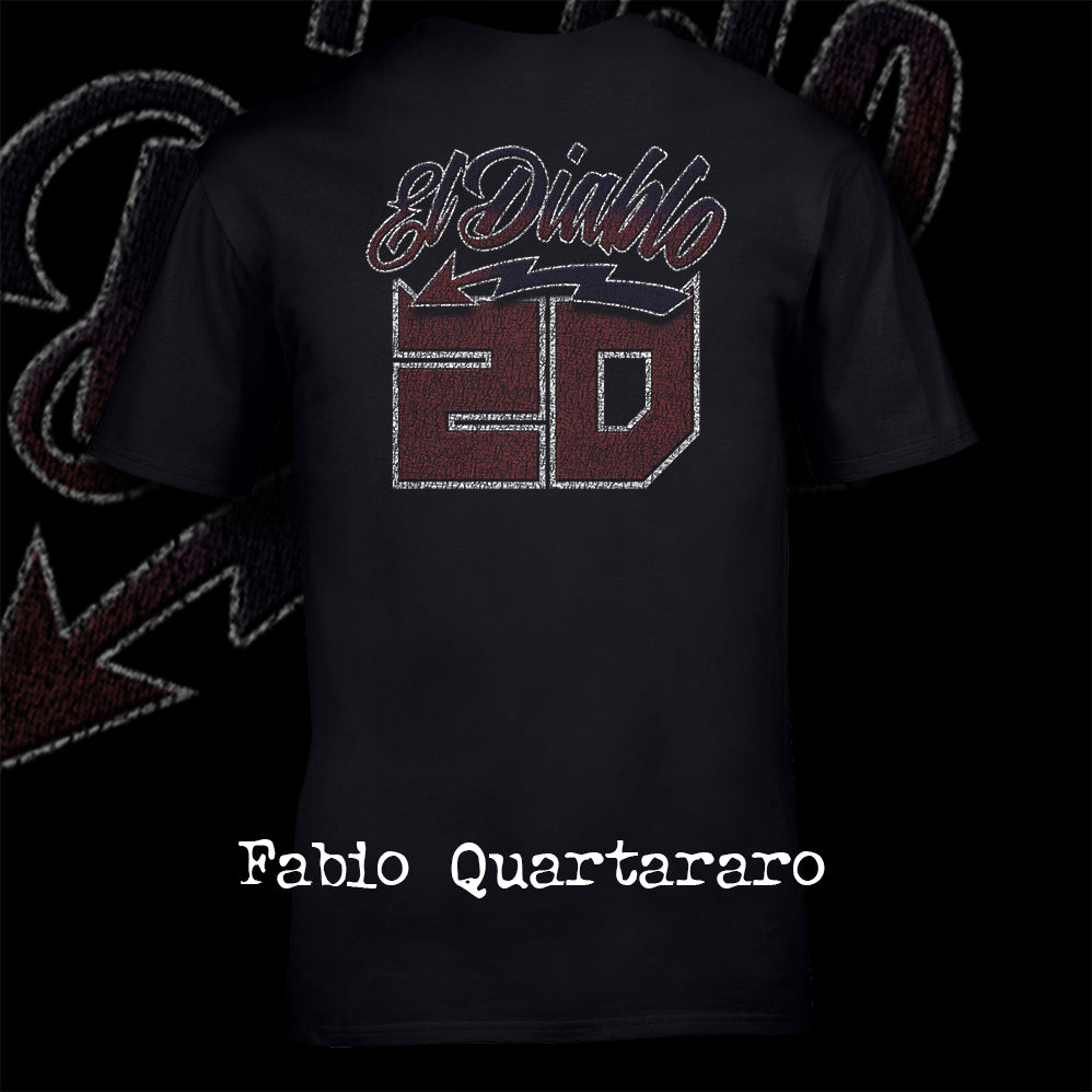 Fabio Quartararo Vintage T Shirt Front and Back Print 01