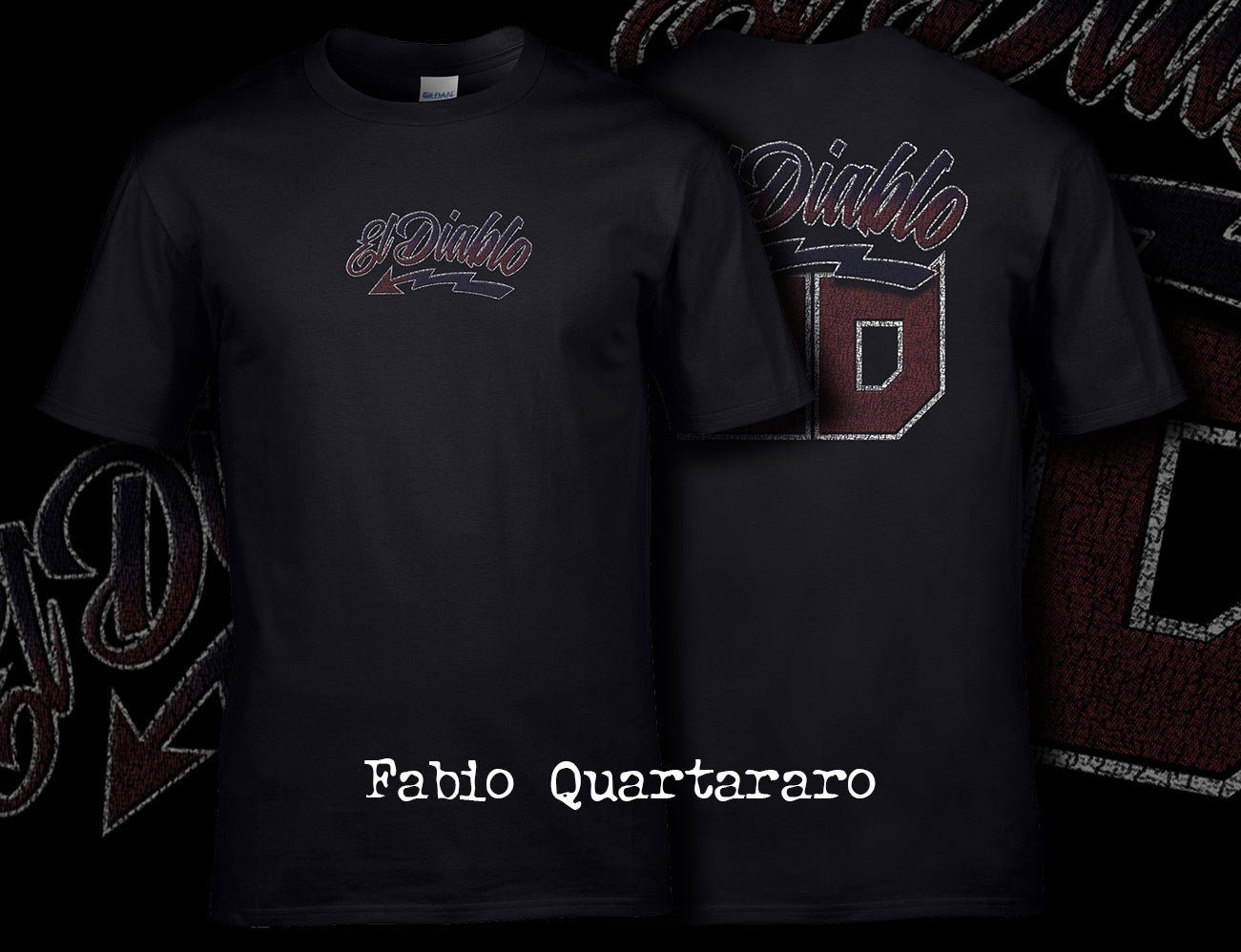 Fabio Quartararo Vintage T Shirt Front and Back Print 01