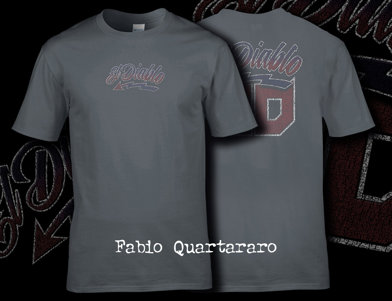 Fabio Quartararo Vintage T Shirt Front and Back Print 01
