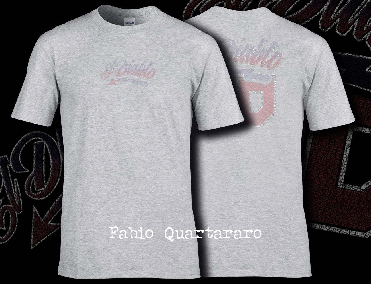 Fabio Quartararo Vintage T Shirt Front and Back Print 01