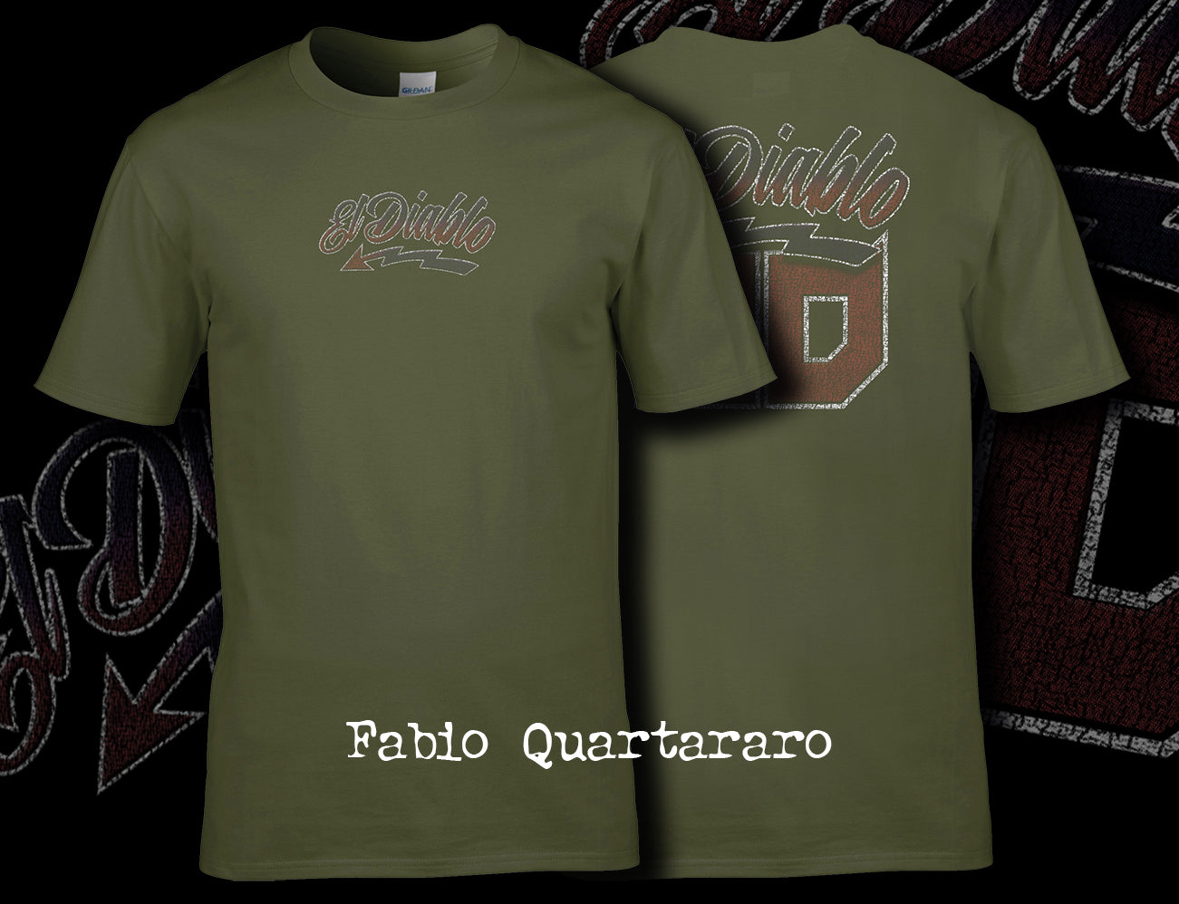 Fabio Quartararo Vintage T Shirt Front and Back Print 01