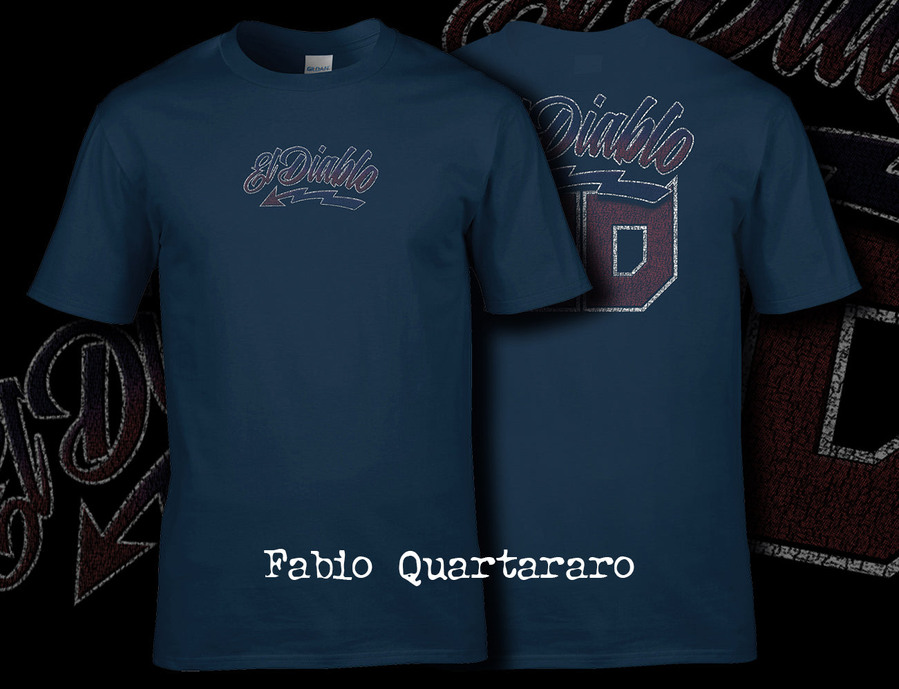 Fabio Quartararo Vintage T Shirt Front and Back Print 01