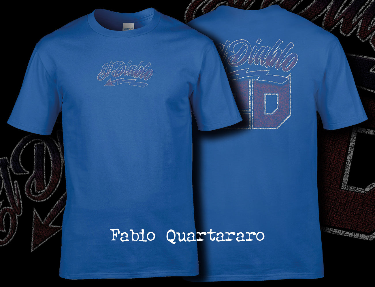 Fabio Quartararo Vintage T Shirt Front and Back Print 01