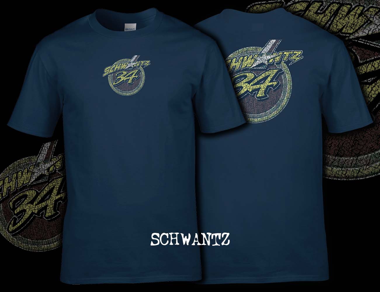 Kevin Schwantz Vintage T Shirt Front and Back Print 01