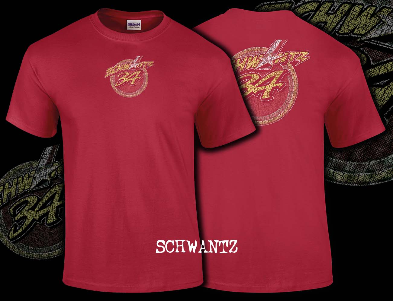 Kevin Schwantz Vintage T Shirt Front and Back Print 01