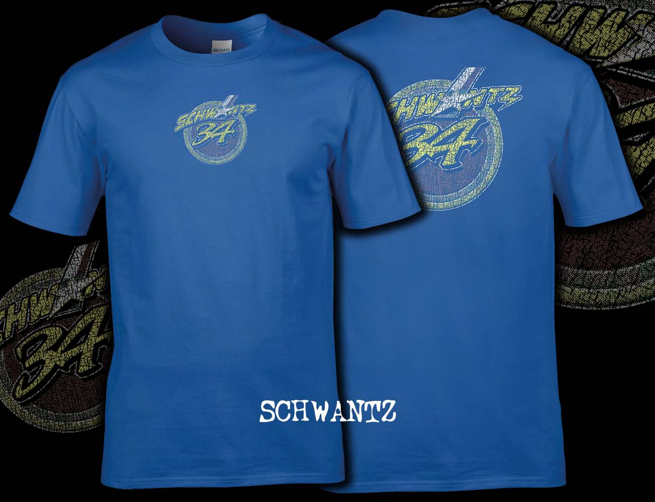 Kevin Schwantz Vintage T Shirt Front and Back Print 01