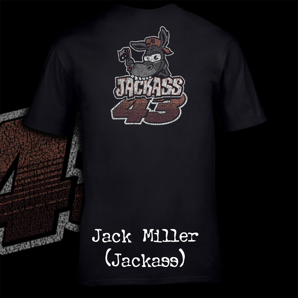 Jack Miller 'Jackass' Vintage T Shirt Front and Back Print 01