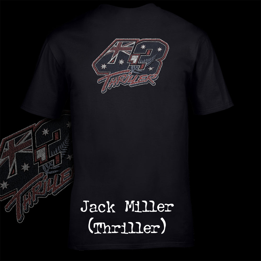 Jack Miller 'Thriller' Vintage T Shirt Front and Back Print 01