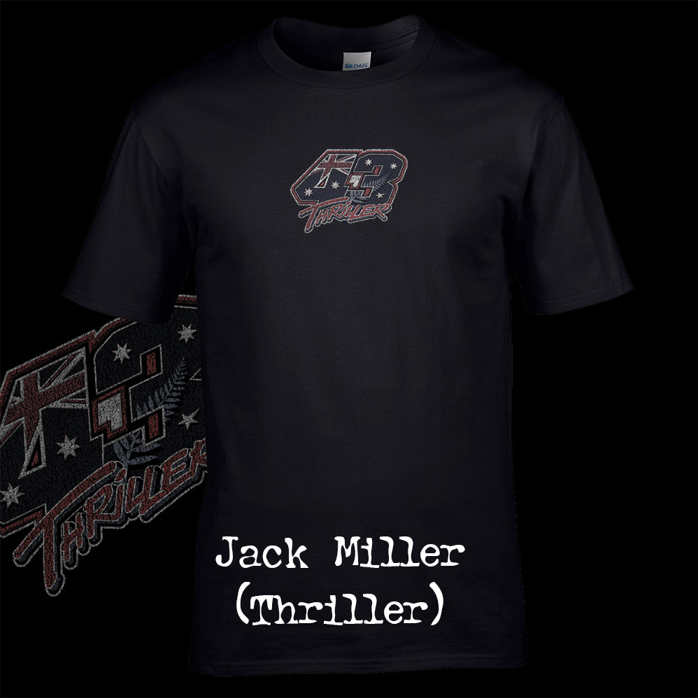 Jack Miller 'Thriller' Vintage T Shirt Front and Back Print 01
