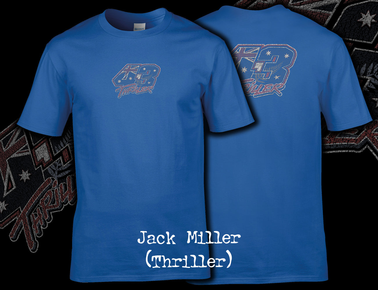 Jack Miller 'Thriller' Vintage T Shirt Front and Back Print 01