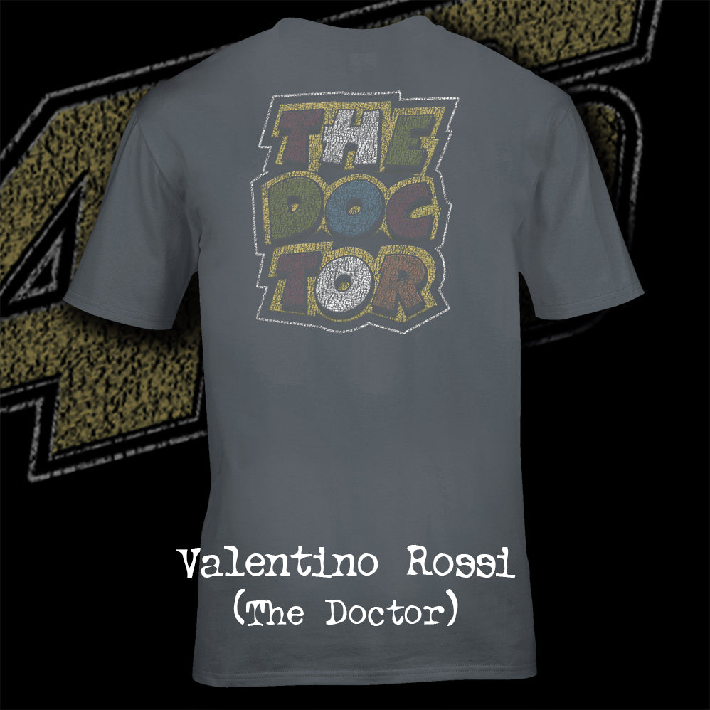 Valentino Rossi Vintage T Shirt Front and Back Print 02