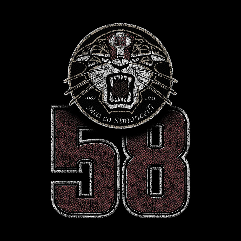 Marco Simoncelli Vintage T Shirt Front and Back Print 01