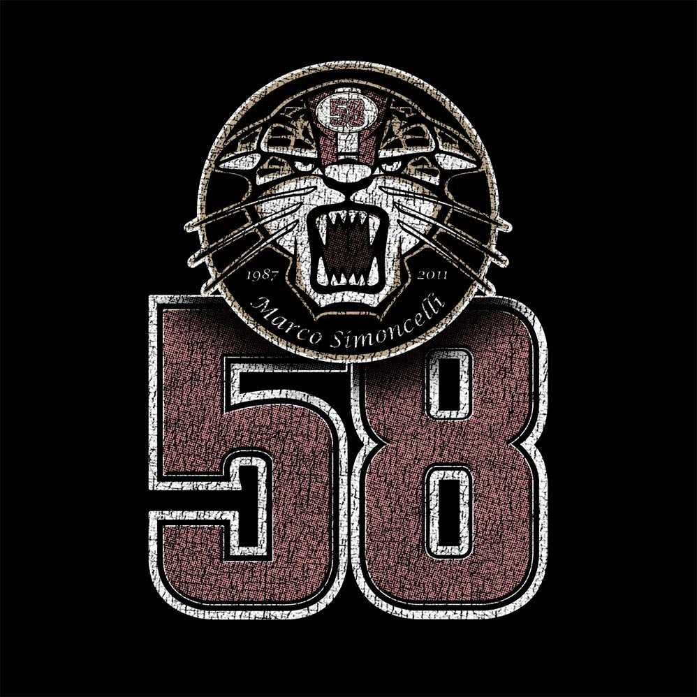 Marco Simoncelli Vintage T Shirt 01