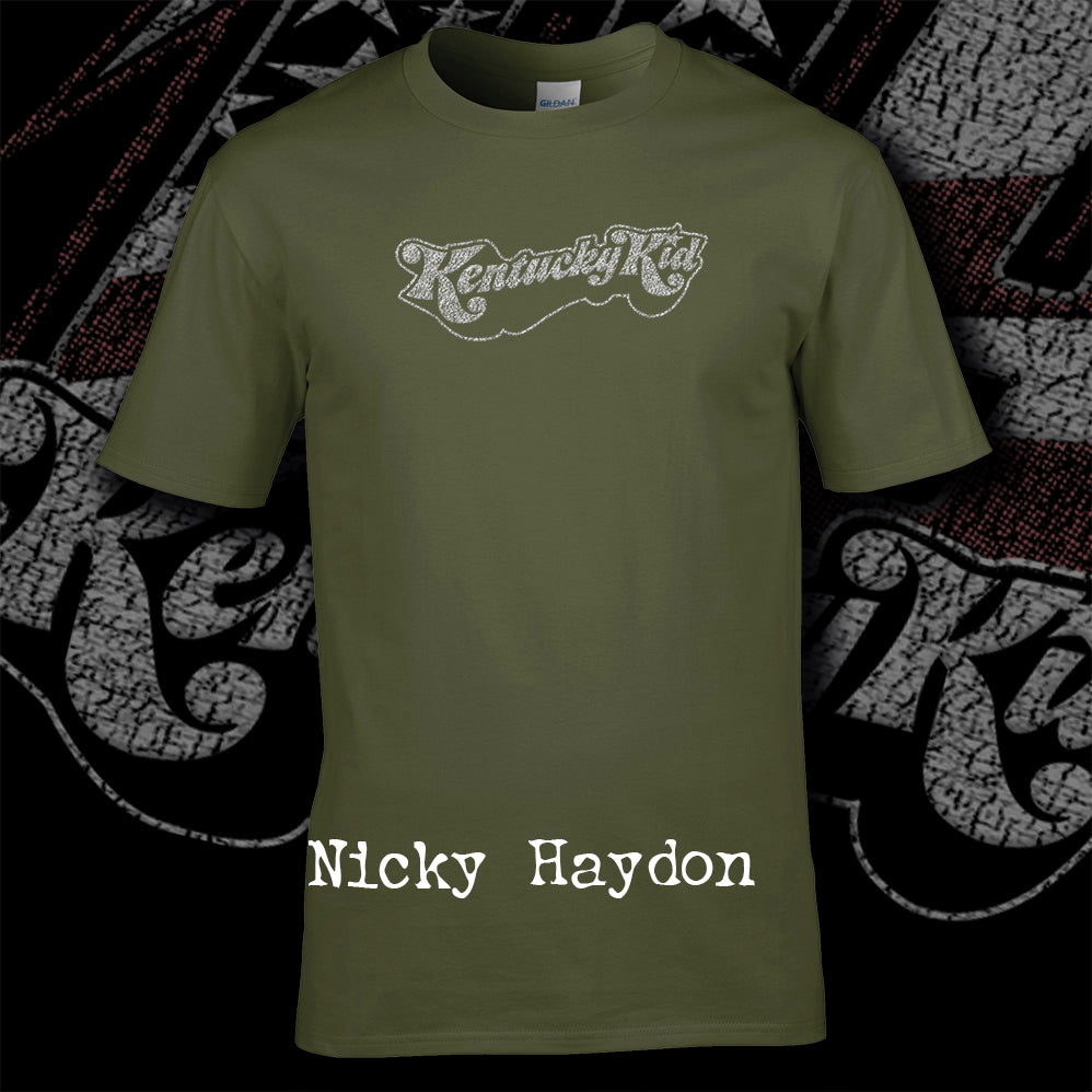Nicky Hayden Vintage T Shirt Front and Back Print 01