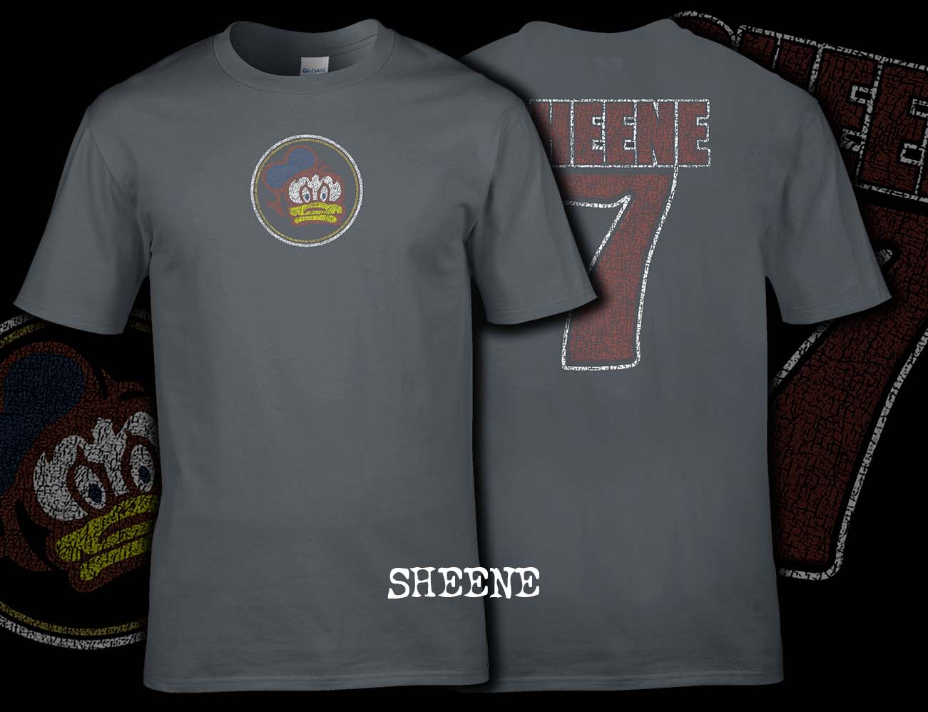 Barry Sheene Vintage T Shirt Front and Back Print 01