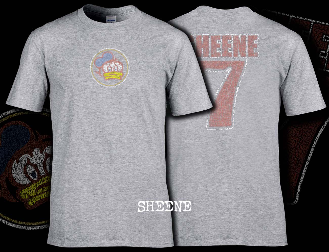 Barry Sheene Vintage T Shirt Front and Back Print 01