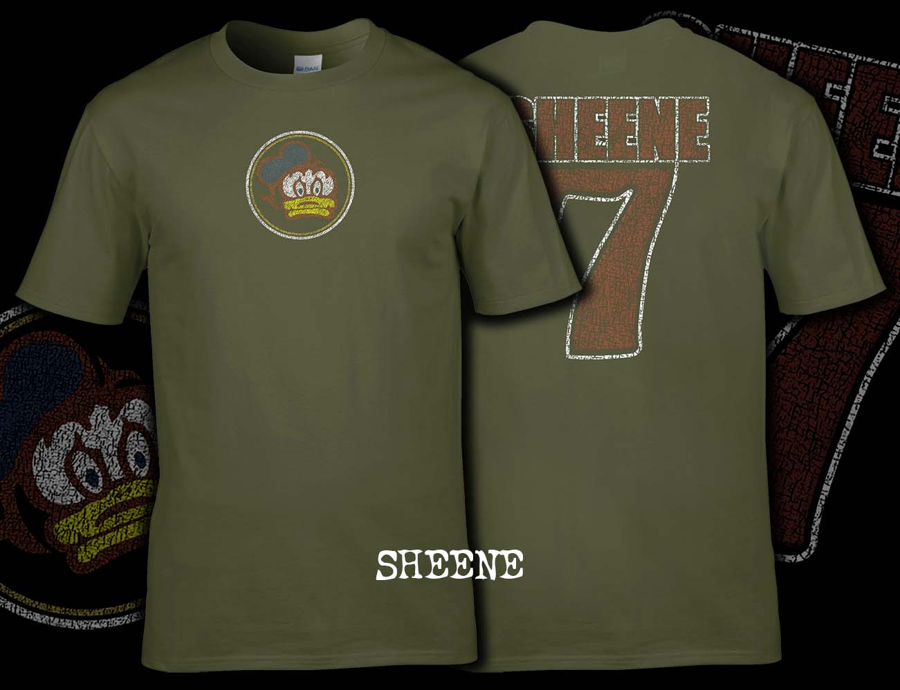 Barry Sheene Vintage T Shirt Front and Back Print 01