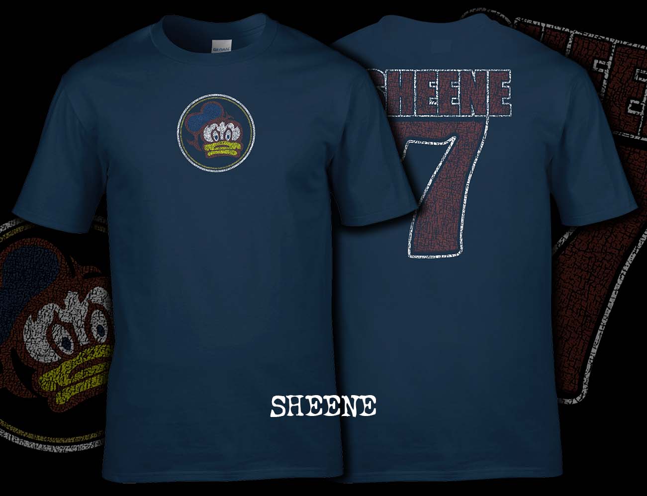 Barry Sheene Vintage T Shirt Front and Back Print 01
