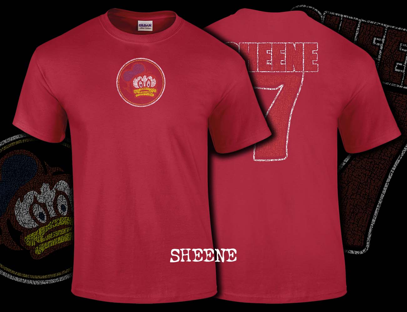 Barry Sheene Vintage T Shirt Front and Back Print 01