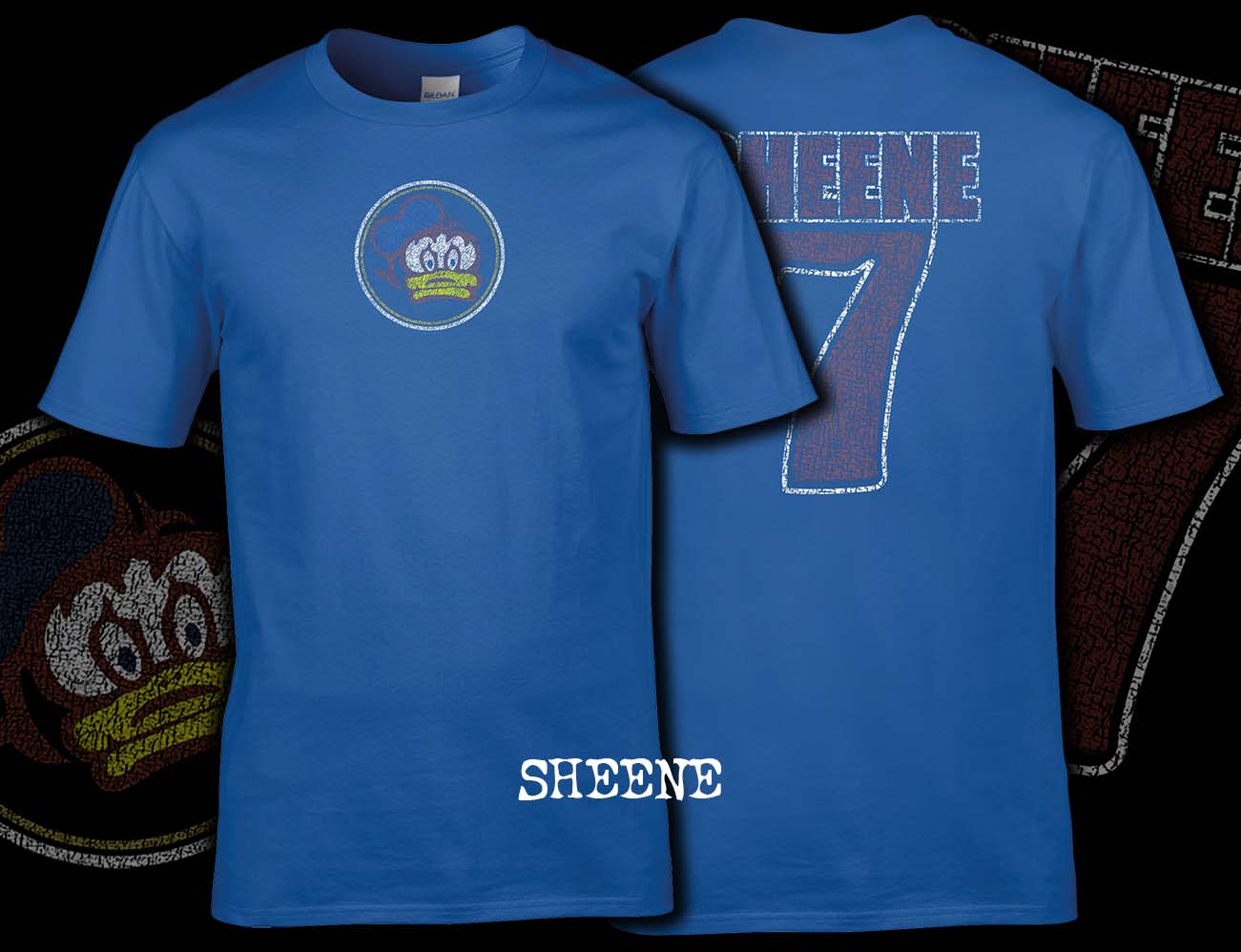 Barry Sheene Vintage T Shirt Front and Back Print 01