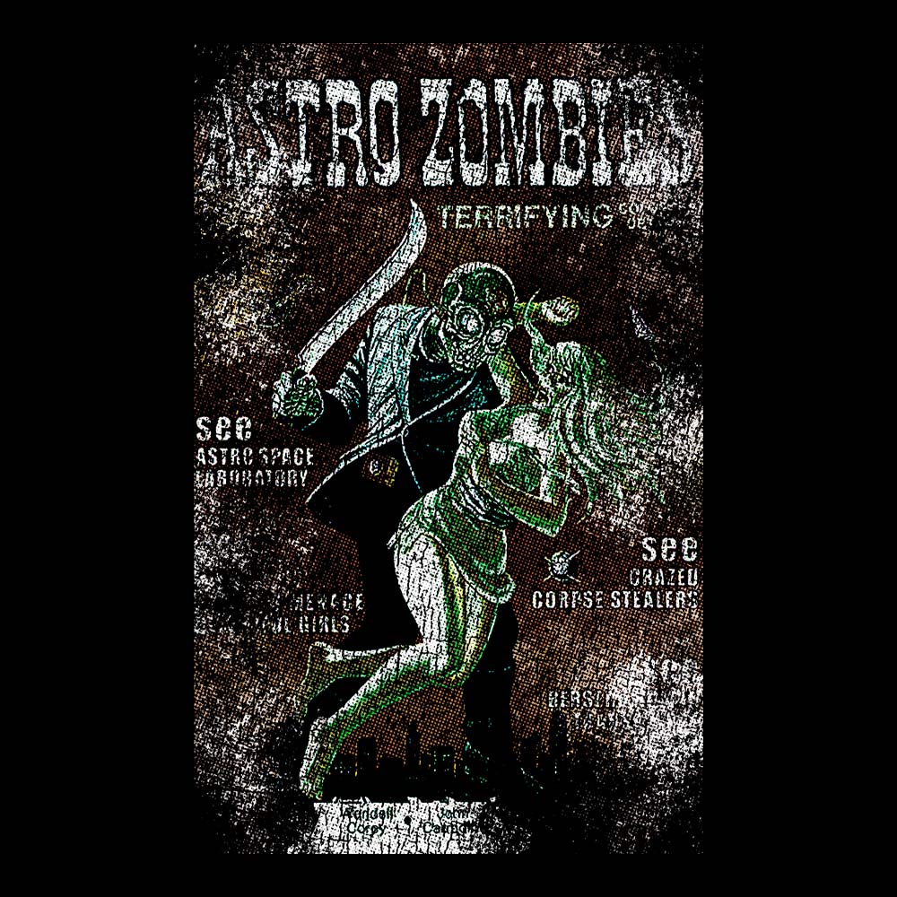 Astro Zombies Vintage T Shirt 01